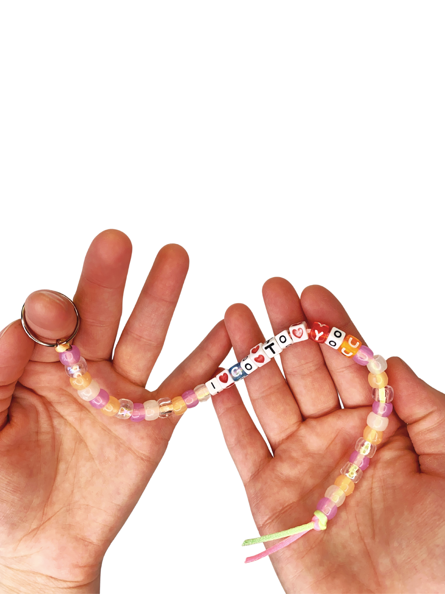 Keychain "I Go To You"